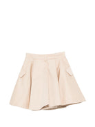 Gonna per bambina Fendi Kids marrone con tasche abbottonate JFE196 AS5Y F1P2N FENDI KIDS 