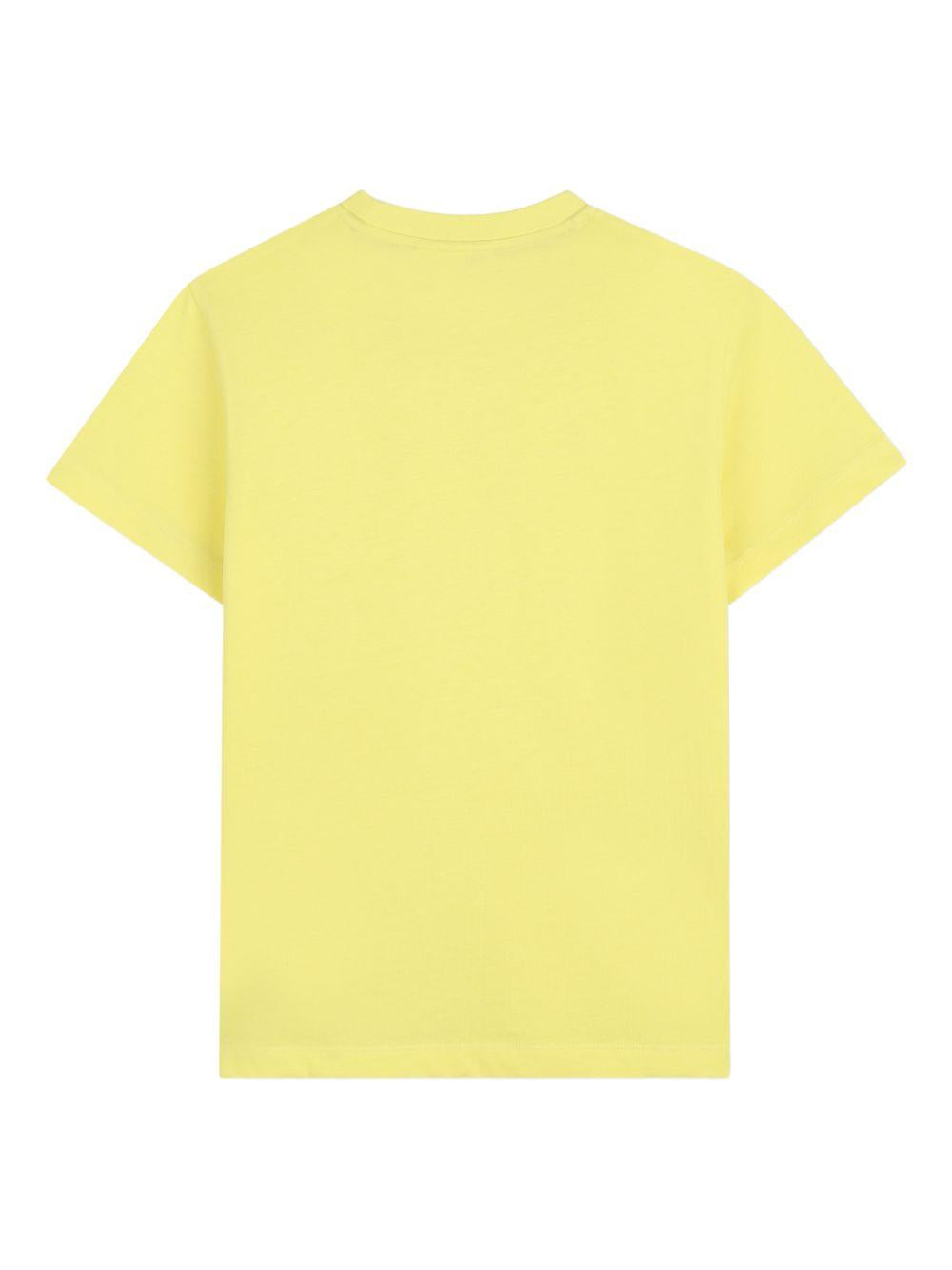 T-shirt per bambino Hugo Kids gialla con logo sul davanti G01200 544 Hugo KIDS 