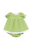 Abito per neonata La stupenderia verde lime con fiocchi decorativi 2TBCT62 Y53 LA STUPENDERIA KIDS 