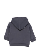 Felpa per neonato Givenchy Kids blu con stampa logo sul davanti H31195 061 GIVENCHY KIDS 