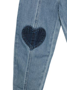 Jeans per bambina Stella McCartney Kids in denim con toppe a contrasto TZ6A70 Z0746 641 STELLA McCARTNEY KIDS 