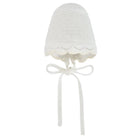 Cappello per neonati Paz Rodriguez Kids bianco con lavorazione in pointelle 011-123232 6062 PaZ RODRIGUEZ KIDS 