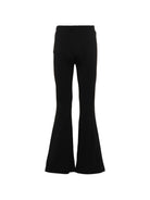 Pantaloni sportivi per bambina Moschino Kids neri svasati HDP076LBA00 60100 MOSCHINO KIDS 