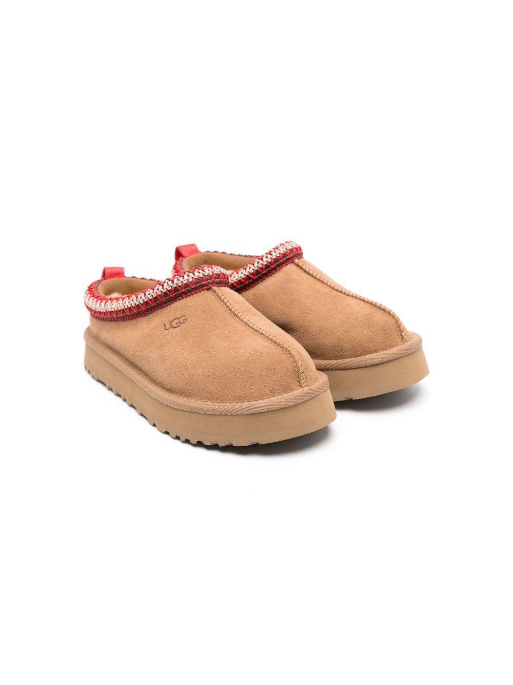 Ciabatte K Tazz per bambina Ugg Kids beige con design slip-on 1143776K CHE UGG KIDS 