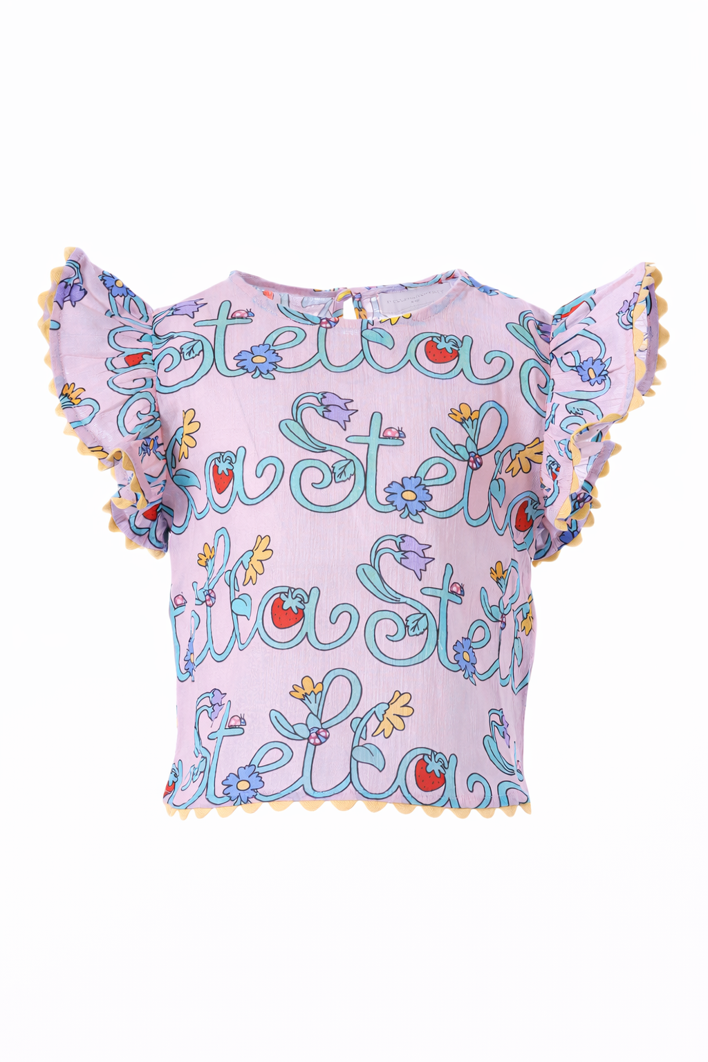 T-shirt per bambina Stella McCartney Kids rosa con ruches TY5A12 Z3434 51RMC STELLA McCARTNEY KIDS 