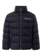 Giacca Joe per bambino Moncler Enfant nera trapuntata con bottoni automatici K29541A00026597X2 999 MONCLER ENFANT 