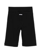 Leggins per bambina MSGM Kids neri con logo sul davanti S6MSJGCI230 110 MSGM KIDS 