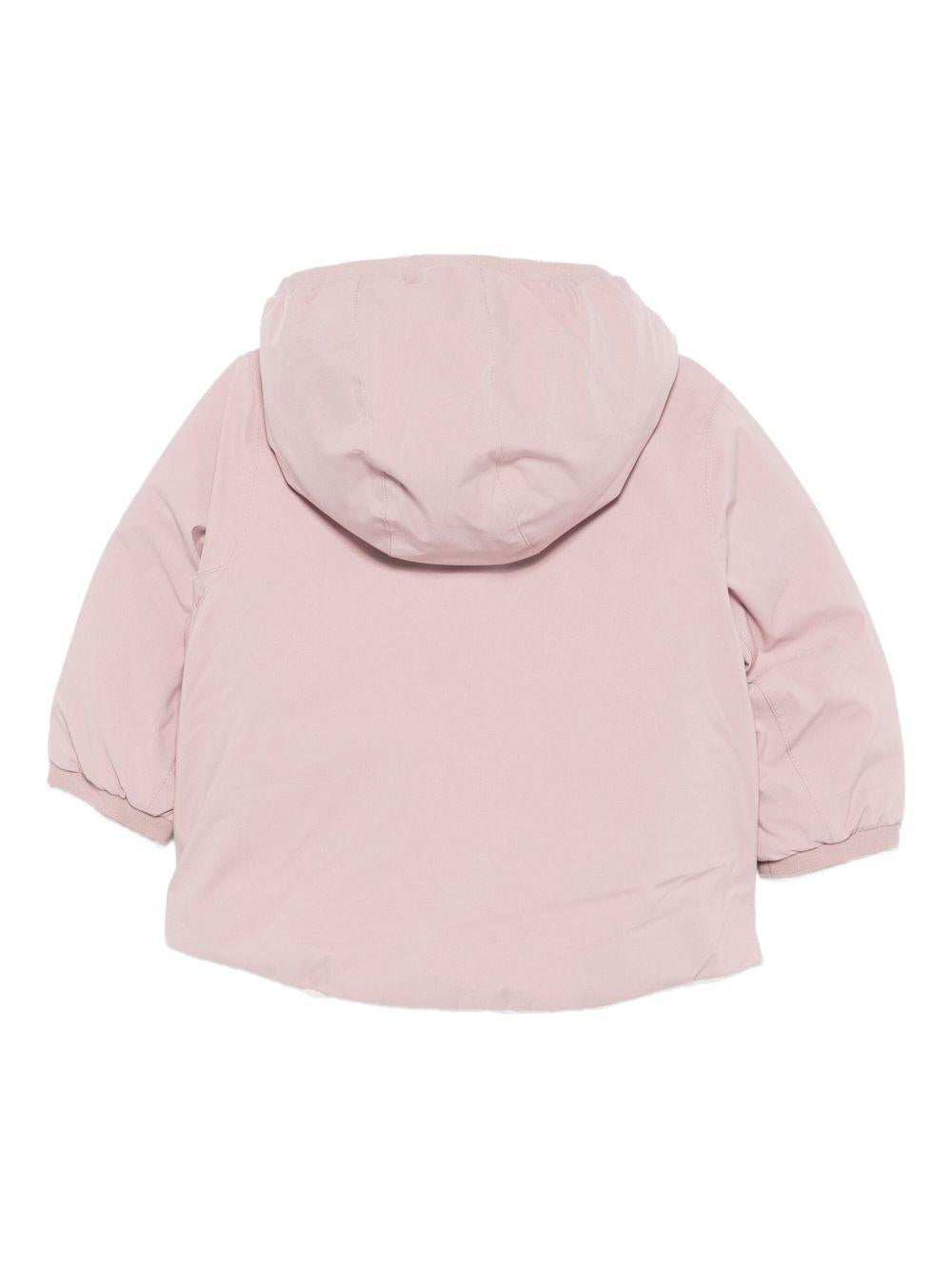 Giubbino per neonata K-Way Kids rosa con design reversibile K7132PW B3C K-WAY KIDS 