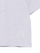 T-shirt per bambino Eleventy Kids grigia con girocollo a contrasto EZ8H11 Z3711 804 ELEVENTY KIDS 