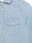 Camicia per bambino Eleventy Kids azzurra con bottoni EW5P80 P0182 608 ELEVENTY KIDS 
