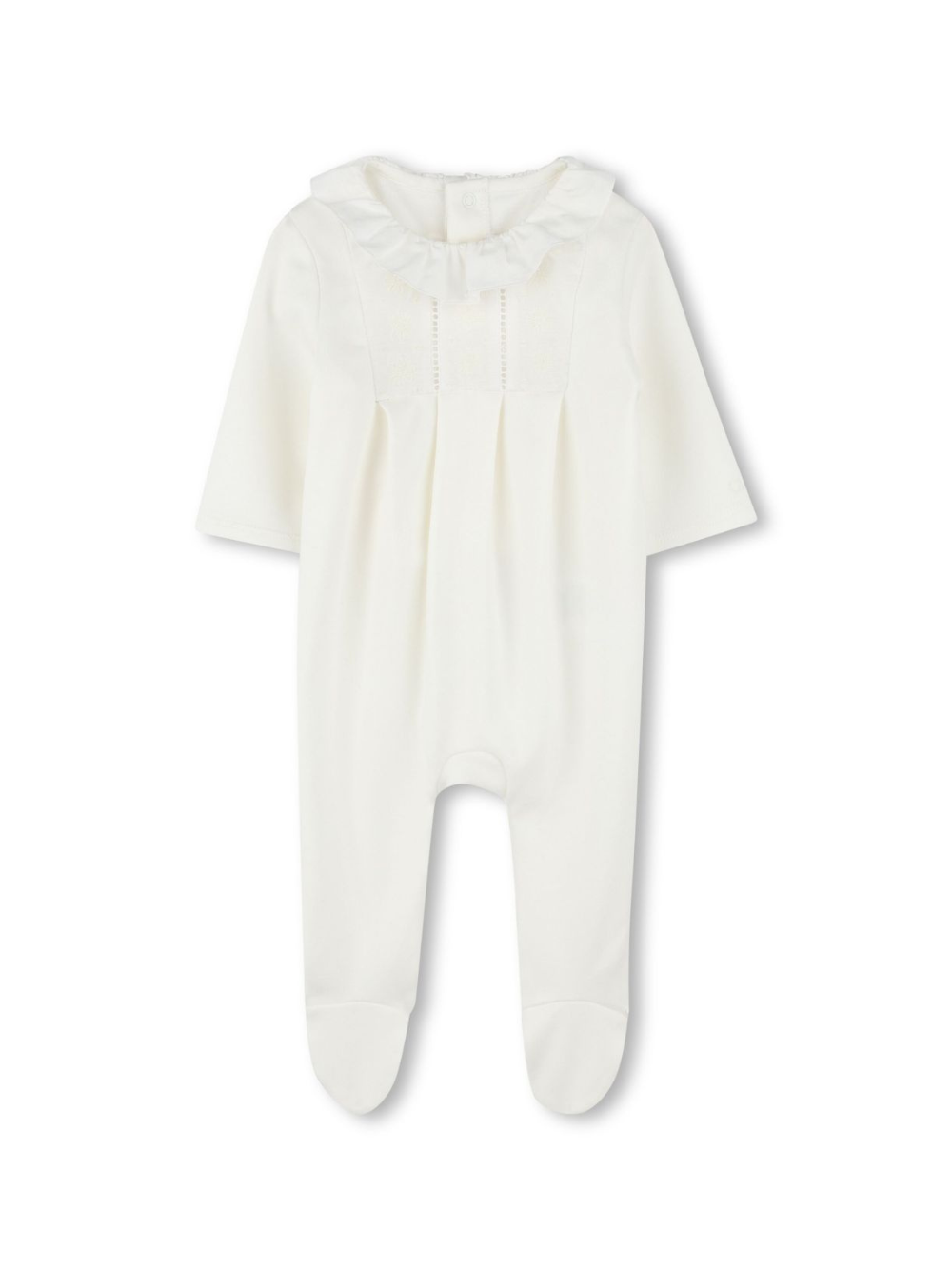Pigiama  per neonata Chloé Kids bianco con ruches C20408 117 CHLOE' KIDS 
