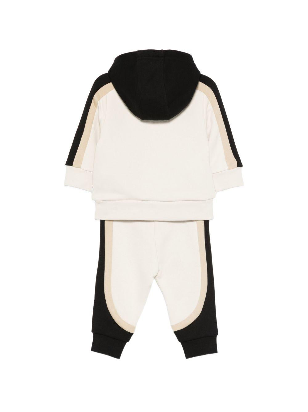 Tuta per neonato Boss Kids multicolor con cappuccio<BR/> J52850 21C BOSS KIDS 