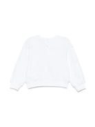 Felpa per neonata Monnalisa bianco con stampa Alice x Disney 39E609 5003 0099 MONNALISA KIDS 