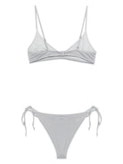 Bikini per donna MC2 Saint Barth grigio con dettaglio glitterato P25MC2MRL0001 00148H MC2 ST. BARTH 