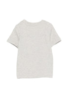 T-shirt per neonato Givenchy Kids grigia con logo ricamato sul davanti H31200 A01 GIVENCHY KIDS 