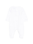 Tutina per neonato Moschino Kids bianco con stampa grafica orsetto MUT04PLCA19 10101 MOSCHINO KIDS 