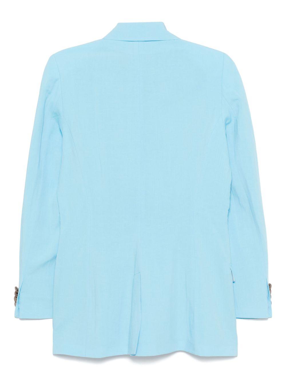 Blazer per donna Merci azzurro con design doppiopetto G364 PISCINA MERCI 