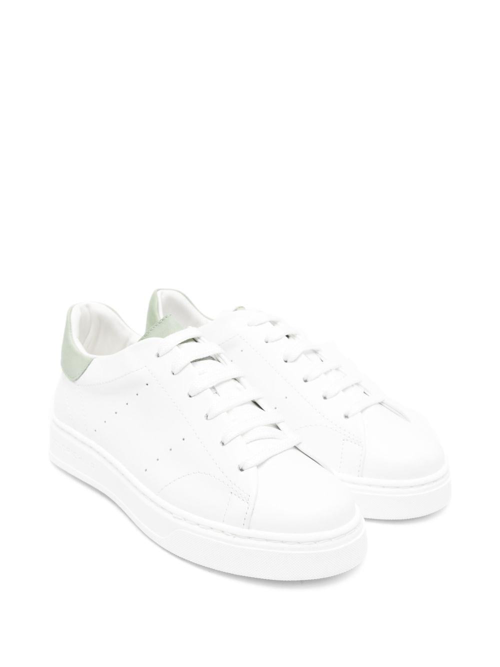 Sneakers per bambino Colorichiari bianche con dettaglio tallone verde MJ958494 4869 1035 COLORICHIARI KIDS 
