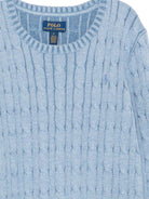 Maglione per bambino Polo Ralph Lauren Kids azzurro con maglia intrecciata 322702674 511 Ralph Lauren kids 