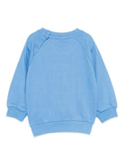 Felpa per neonato Molo blu con ricamo smile sul davanti 6S26J203 5615 MOLO KIDS 