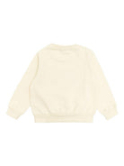 Felpa per neonata Versace Kids beige con stampa Medusa Crest 10185551A14882 2WX70 VERSACE KIDS 