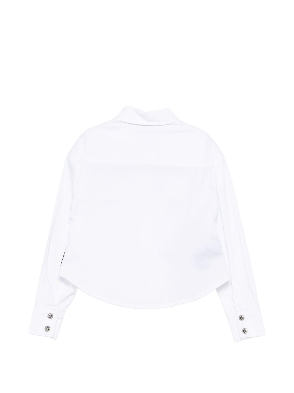 Camicia per bambina John Richmond Junior bianca con dettaglio stella RGP26101CA WHITE JOHN RICHMOND KIDS 