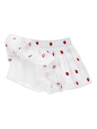 Shorts per neonata Monnalisa bianco con dettaglio ricamato 31G413 7944NB 9944 MONNALISA KIDS 