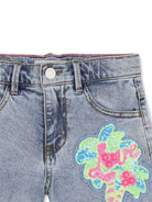 Shorts per bambina Billieblush azzurro con paillettes U21884 Z22 BILLIEBLUSH KIDS 