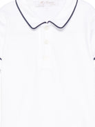 T-shirt per neonato Mariella Ferrari bianca con dettagli blu CAY23 BIANCO BLU MARIELLA FERRARI 