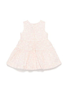 Abito con stampa a fiori per neonata Il Gufo rosa con girocollo P25VA319C4138NB 320 IL GUFO 
