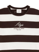 T-shirt per donna Alysi multicolor con design a righe 116412 P6050 CHOCO ALYSI 