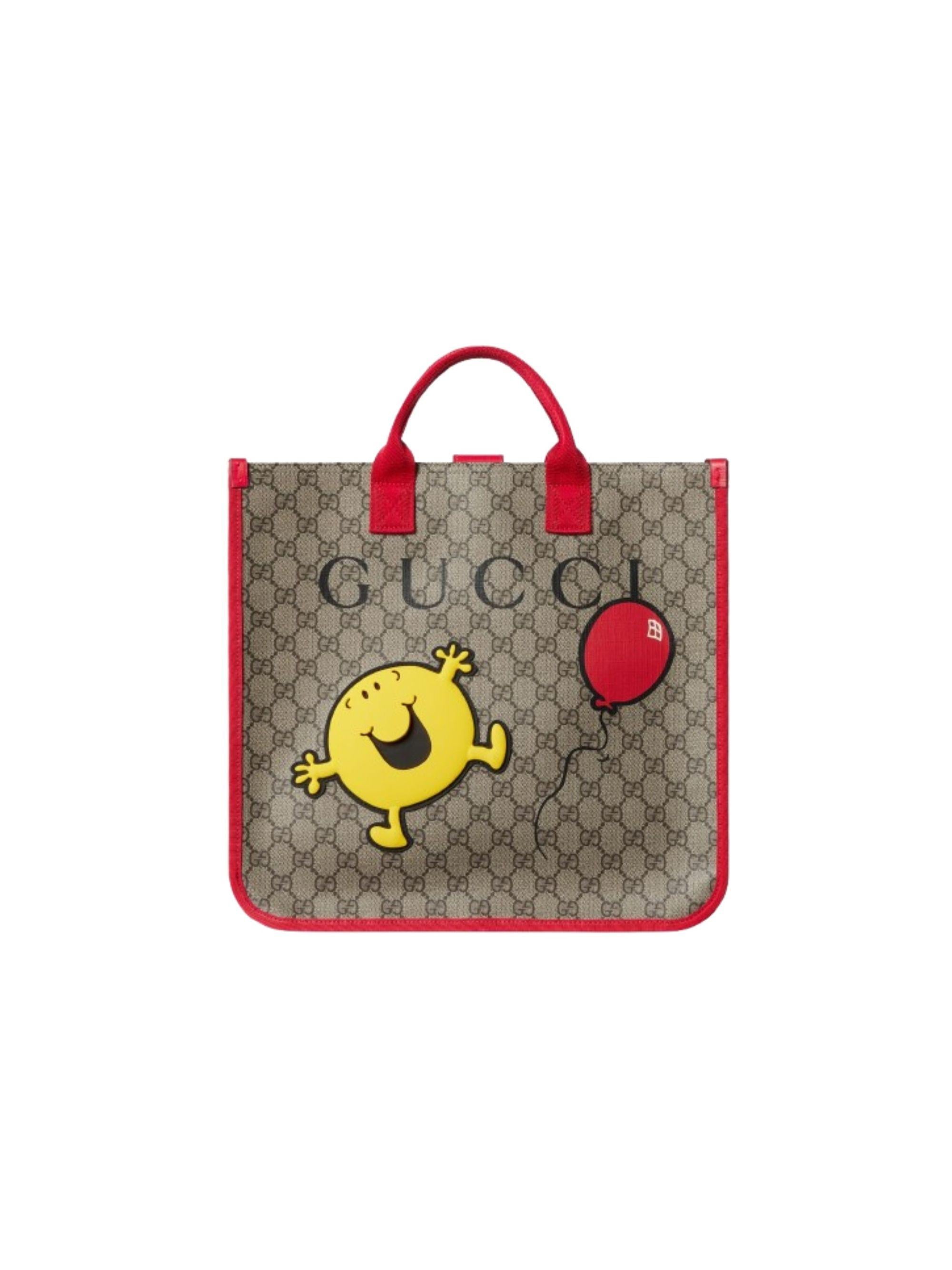 Borsa Shopping GG Supreme per bambini Gucci Kids multicolore con finiture rosse 859795FAFPA 9855 GUCCI KIDS 