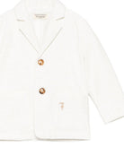 Blazer per neonato Trussardi Junior beige con logo ricamato sul davanti TIP26054GC BEIGE N.E. TRUSSARDI KIDS 