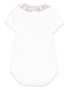Body per neonata Mariella Ferrari bianco con ruches CAE5 034 MARIELLA FERRARI 