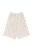 Shorts per bambina Douuod Kids beige con vita elasticizzata DY6P59 H0076 108 DOUUOD KIDS 