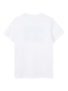 T-shirt per bambino Hugo Kids bianca con logo sul davanti G01020 10P Hugo KIDS 