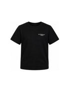 T-shirt per bambino Givenchy Kids nera con dettaglio logo sul petto H31280 09B GIVENCHY KIDS 