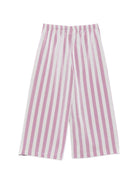 Pantaloni per bambina MC2 Saint Barth Kids multicolore con design a righe AML0003 00377L MC2 ST. BARTH KIDS 