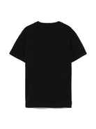 T-shirt per bambino Stone Island Kids nera con dettaglio logo L2S162100003S0047 V0029 STONE ISLAND KIDS 