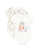 Set di due body per neonato Polo Ralph Lauren Kids bianco con stampa grafica 320B14126 001 Ralph Lauren kids 