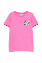 T-shirt per bambina Moschino Kids rosa con stampa Teddy Bear HUM05OLAA03 50533 MOSCHINO KIDS 
