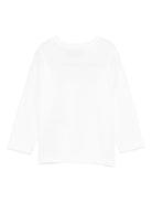 T-shirt per neonati Moschino Kids bianca con stampa Teddy M8O00RLAA36 10063 MOSCHINO KIDS 