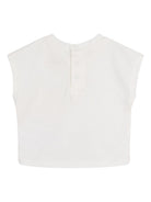 Tuta sportiva per neonata Michael Kors Kids bianco con stampa logo all-over R30548 190 MICHAEL KORS KIDS 