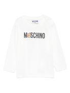 T-shirt per neonati Moschino Kids bianca con stampa Teddy M8O00RLAA36 10063 MOSCHINO KIDS 