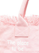 Borsa Vanity MC2 Saint Barth rosa con dettaglio frange VANI001 00135L MC2 ST. BARTH KIDS 