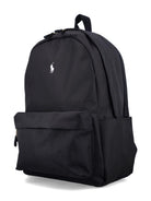 Zaino per bambini Polo Ralph Lauren Kids nero con motivo Polo Pony 9AR151 G9O Ralph Lauren kids 