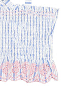 Top per bambina Louise Misha blu con design a righe GRI-S26-C0175 BLUE LOUISE MISHA KIDS 