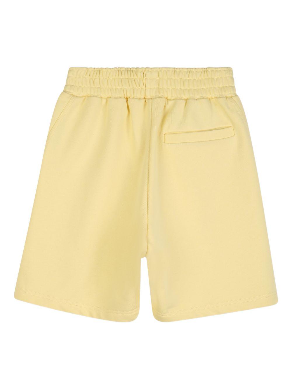 Shorts per bambino Givenchy Kids giallo con stampa logo H31100 524 GIVENCHY KIDS 