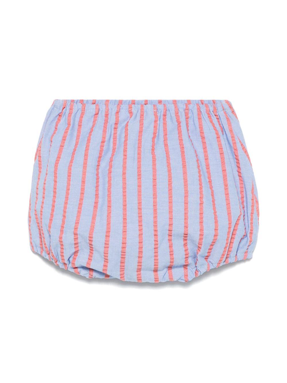Pantaloncini per neonata Mariella Ferrari azzurro a righe PLE5 024 MARIELLA FERRARI 