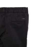 Pantaloni per bambino Emporio Armani Kids blu con taglio dritto 8N4P60 4N6YZ 0920 EMPORIO ARMANI KIDS 